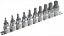 Set extensie 1/2" XZN M4-M18 10pcs