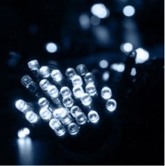 Svetelná reťaz 14m 200 LED 8 programov Studená biela