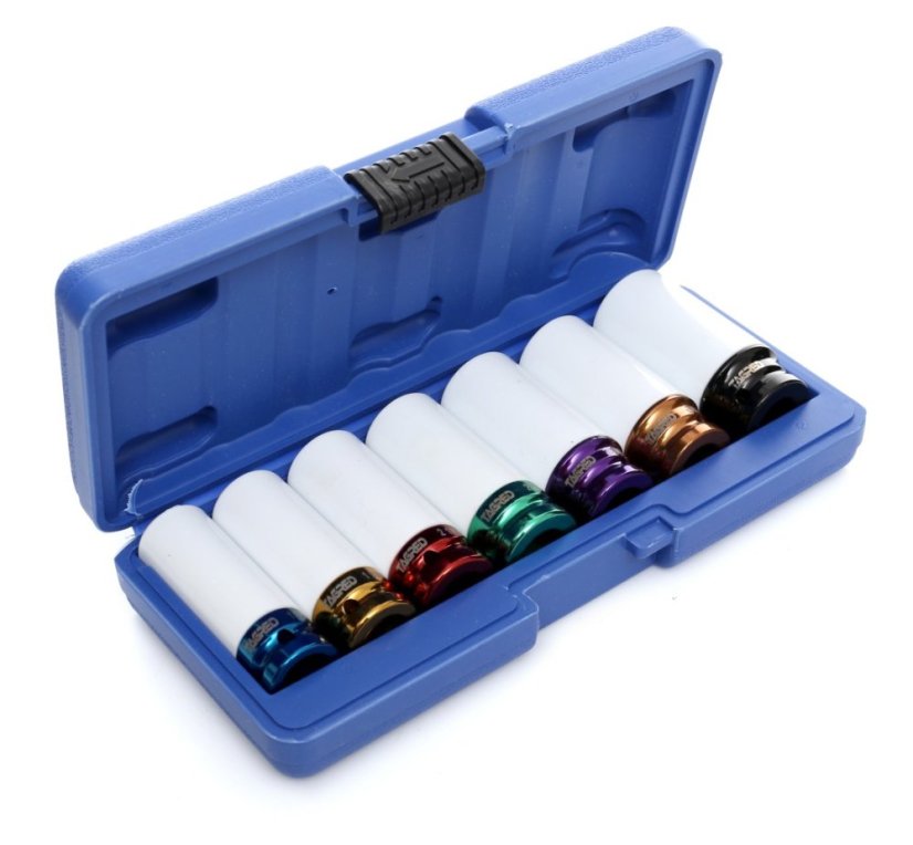 Csillagvilláskulcsok alumínium tárcsákhoz 1/2" 7db TA1252