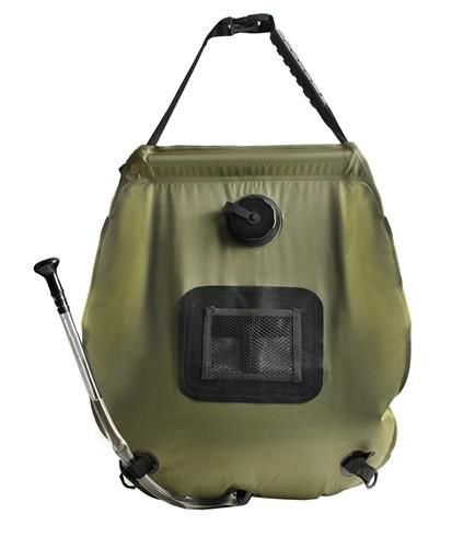 Duș portabil solar pentru camping 20L Green Wild