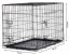 Összecsukható ketrec 91x57x63,5cm