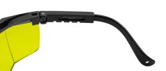 Schutzbrille, gelbe Gläser, verstellbare Bügel 97-506
