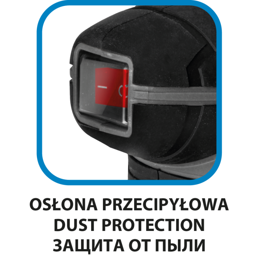 Deltás körcsiszoló 180 W, talplemez 140 x 140 x 80 mm 59G336