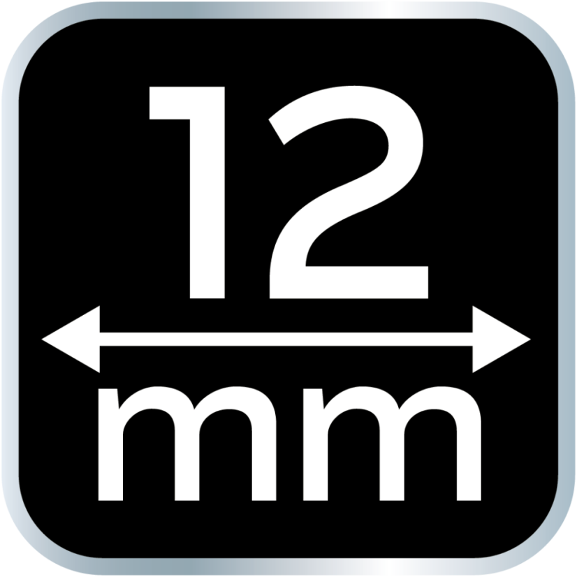 Sekáč 12 mm, CRV, dřevěná rukojeť 37-812