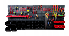 Werkzeugwand 172x78cm + 33 Boxen