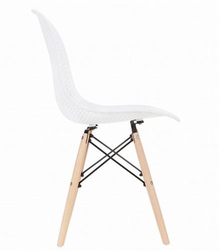 Esszimmerstuhl skandinavischer Stil White Grid