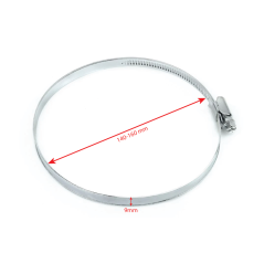 Clemă de furtun 9mm 140-160mm 1buc G17315