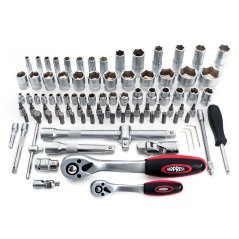 Set nasadnih ključeva + nastavci - 94 dijela - u koferu 75245