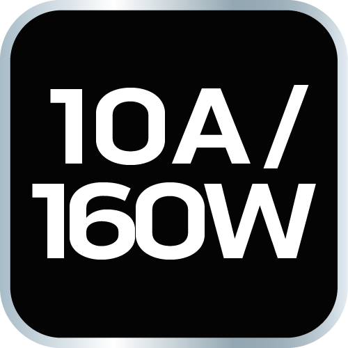 Automatikus egyenirányító 10A/160W, 3-200Ah, savas / AGM / GEL akkumulátorokhoz 11-893-1