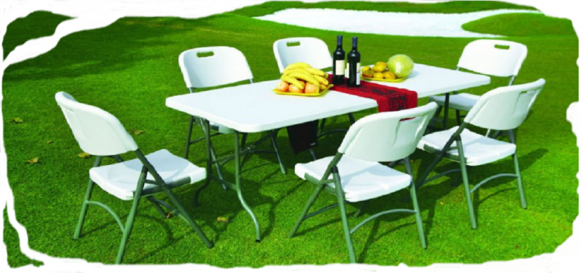 Összecsukható catering asztal 180x76x74cm