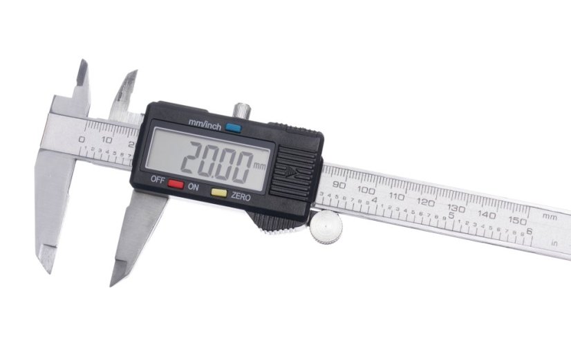 Elektronski mjerni uređaj, LCD zaslon 0-150 mm + kućište TA4101