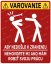 Aufkleber für Mechaniker 15x18,5cm Warnung rot