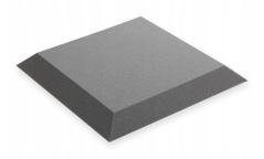 Panou acustic trapezoidal 50x50cm, grosime 5cm, gri închis