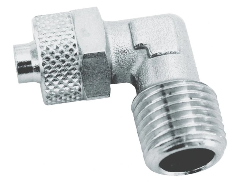 Cupla pneumatică tip L 1/4" 6x4 mm