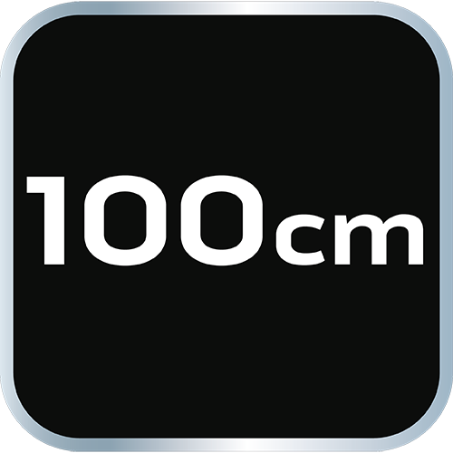 Aluminium-Wasserwaage S 300, 3 Flaschen, 100 cm 71-134