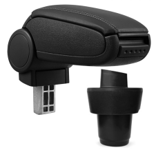 Loketní opěrka VW UP, černá, eko-kůže