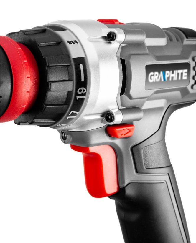 Akku-Bohrschrauber Energy+ 18 V, 10 mm abnehmbarer Griff, plus Adapter für Winkel und Kanten 58G022-AD