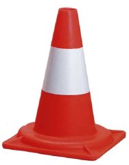 Közlekedési bója kemény PE 30cm