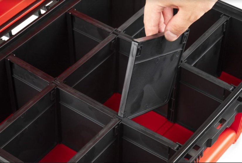 Szerszámosláda fém zárral 44,5x36x21,6cm HEAVY