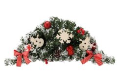 Vánoční ikebana 60cm Snowy