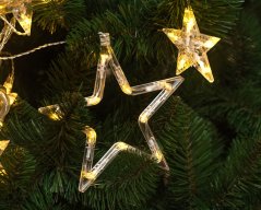 Světelný řetěz 138LED 3m teplá bílá Stars