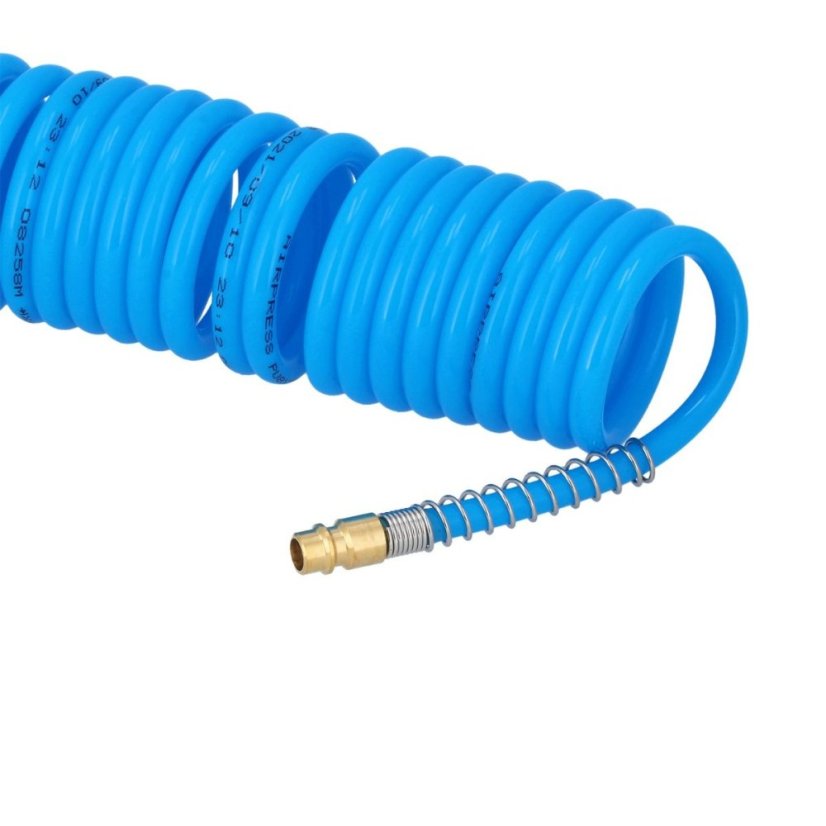Furtun pneumatic spiralat PU cu 15 m fi 8 x 5 mm fitinguri 4304207