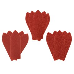Brusni papir s čičak deltom 32 x 92 mm, K60, K100, K180, set od 15 kom. 54H008
