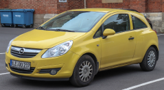 Opel CORSA D cotieră - Armster 2, negru, piele ecologică