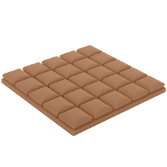 Panou acustic - cub 50x50x5cm maro