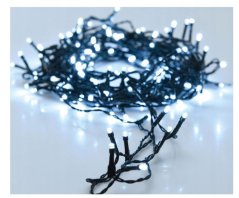 Svetelná reťaz 18m 240 LED s časovačom Studená biela