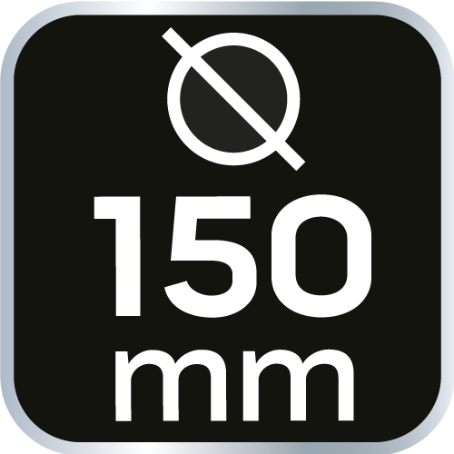 Pneumatikus rezgőcsiszoló, 150 mm, 9 000 rpm 14-510