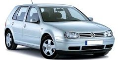 Lakťová opierka VW Golf 4 (1J), čierna, textilný poťah