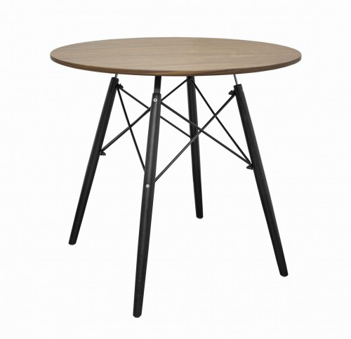 Masă rotundă ANELLO Dark Ash 80cm