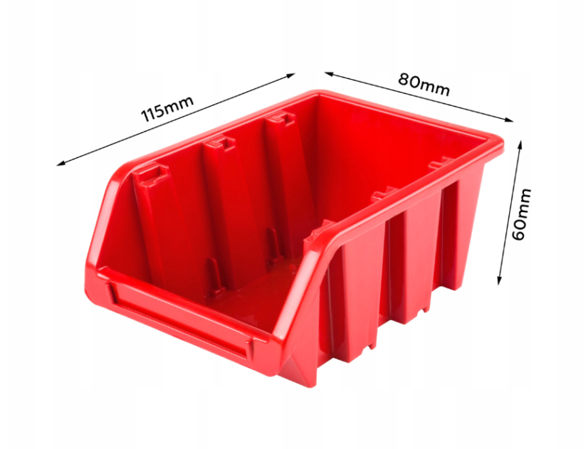 Werkzeugwand 115x39cm + 70 Boxen