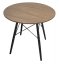 Masă rotundă ANELLO Dark Ash 80cm