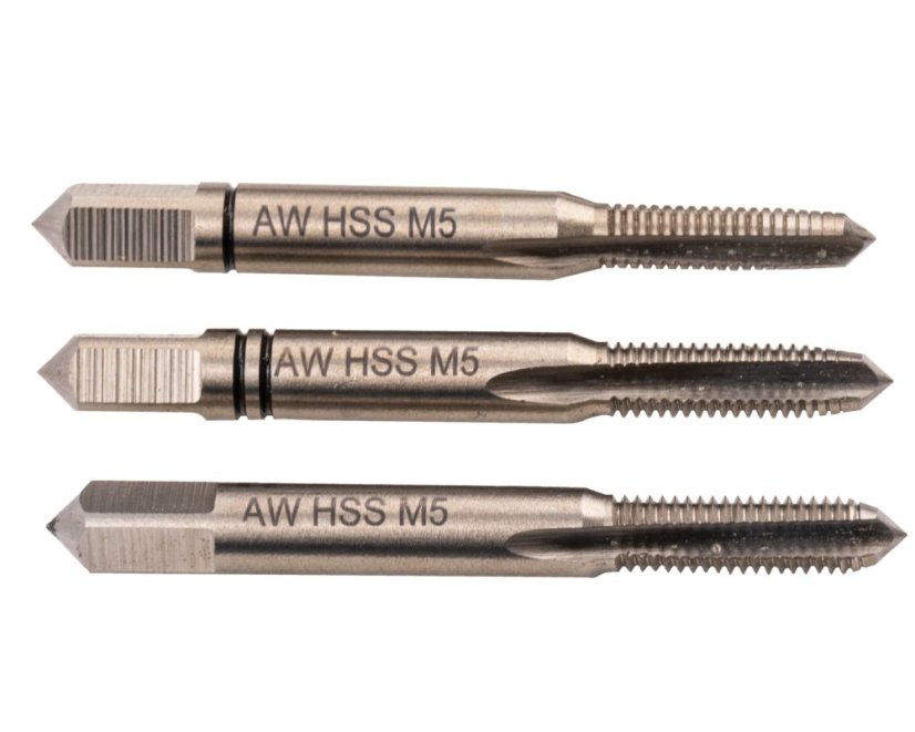 Gewindeschneider M5x0,80mm HSS M2 3St.