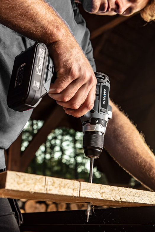 Burghiu șurubelniță 18V, 13mm cu accesorii fără fir. în cazul, 58G019-SET1