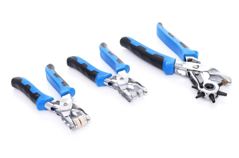 Lederwerkzeugsatz, Locher, Nieten, Ösen, 128 Teile TA4170