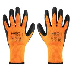 Szigetelt munkakesztyű, latex bevonatú poliészter, 2242X, 9-es méret 97-612-9