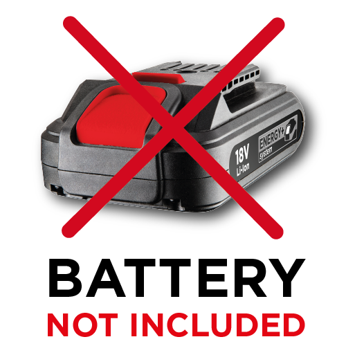 Akku-Bohrschrauber Energy+ 18 V, 10 mm abnehmbarer Griff, plus Adapter für Winkel und Kanten 58G022-AD