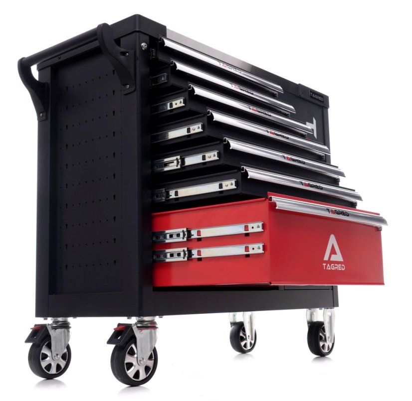 Műhelykocsi szerszámokkal 298 db TA214