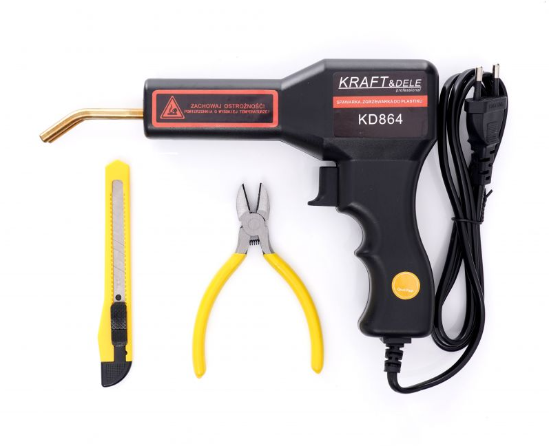 Kunststoffschweißgerät + Heftklammern 50W KD864