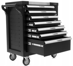 Dielenský vozík TA213, 7 zásuviek, oceľová doska TA213