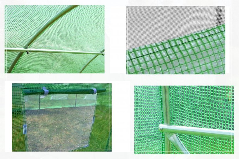 Garten Foliengewächshaus 2,5x6m mit UV-Filter STANDARD