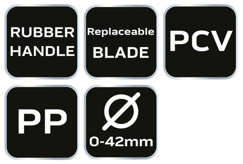 Kunststoffrohrschneider 0-42 mm 02-073