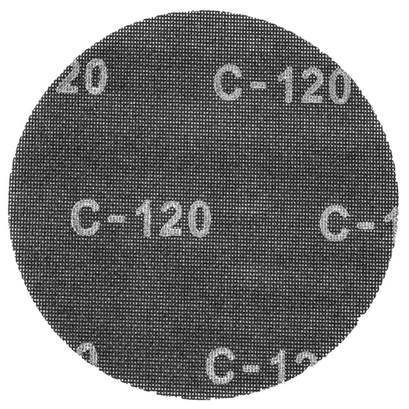 Brusni papir na čičak, 225 mm, K120, za brusilicu 59G260, 10 kom. 55H745