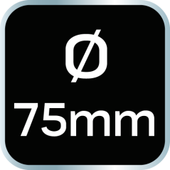 Gummihammer 75 mm, 680 g 25-053