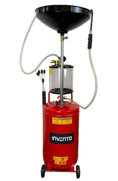 Ölablass mit 80L Tank mit Trichter