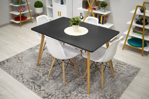 Esszimmerstuhl skandinavischer Stil White Grid