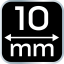 Sekáč 10 mm, CRV, dřevěná rukojeť 37-810